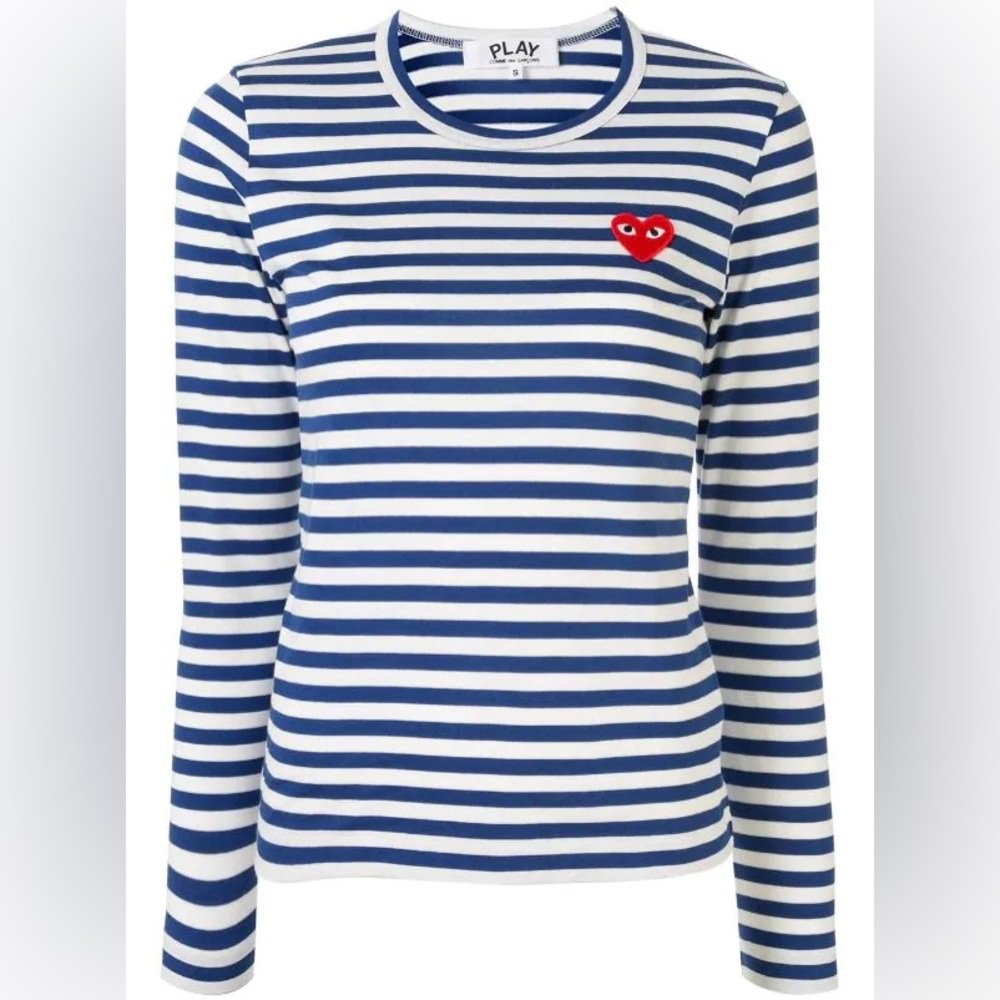 Comme des garçon play stripped top